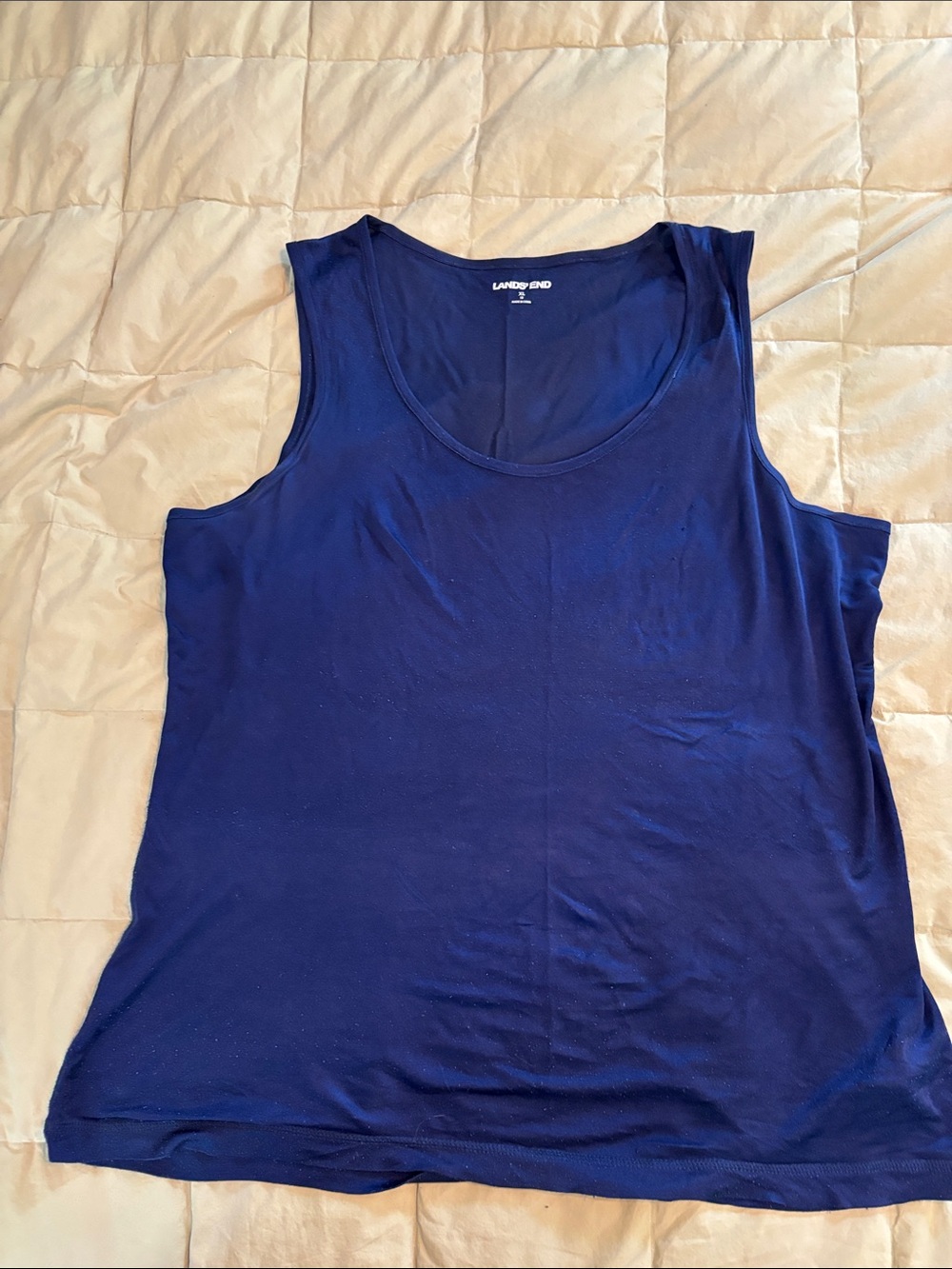 Lands' End silk tank top
